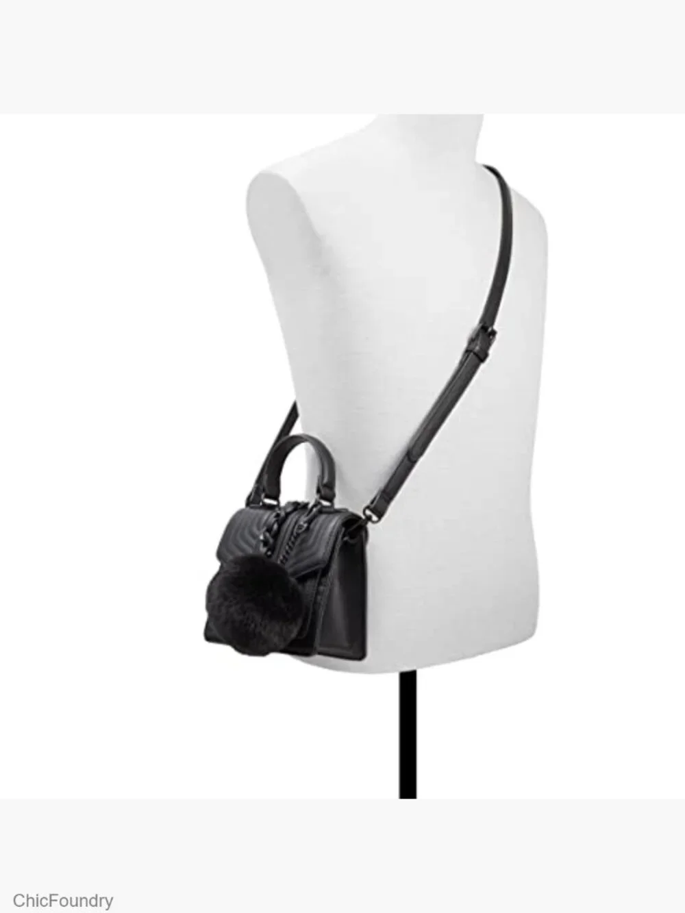 Top Handle Satchel Bag Faux Leather Crossbody Handbag Small Mini